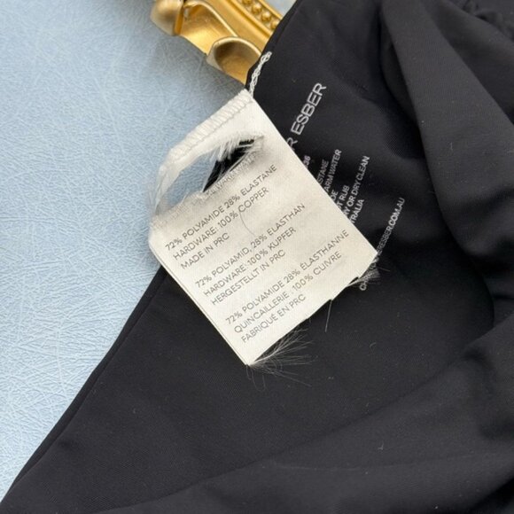 🆕 CHRISTOPHER ESBER 🧿 NWOT U Prong Black Swim Brief, Sz AU 8 US 4 - Picture 12 of 13